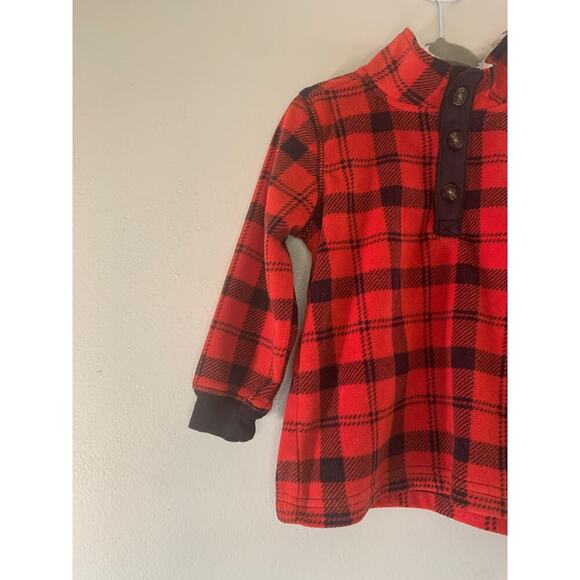 CARTER’S Boy’s Fleece Pullover with Sherpa Collar / Size: 2T - Picture 4 of 4